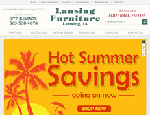 Tablet Screenshot of lansingfurniture.com